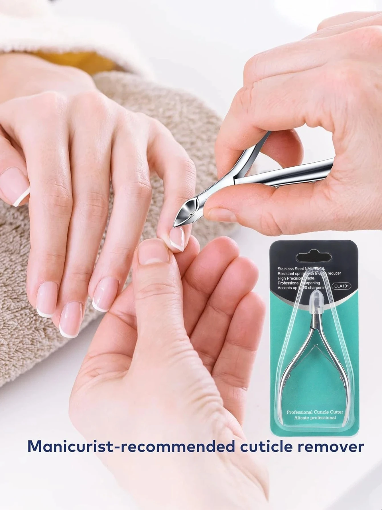 Olasalon Professional Nipper Dead Skin Cuticle Remover Durable Sharp For Manicure image 2