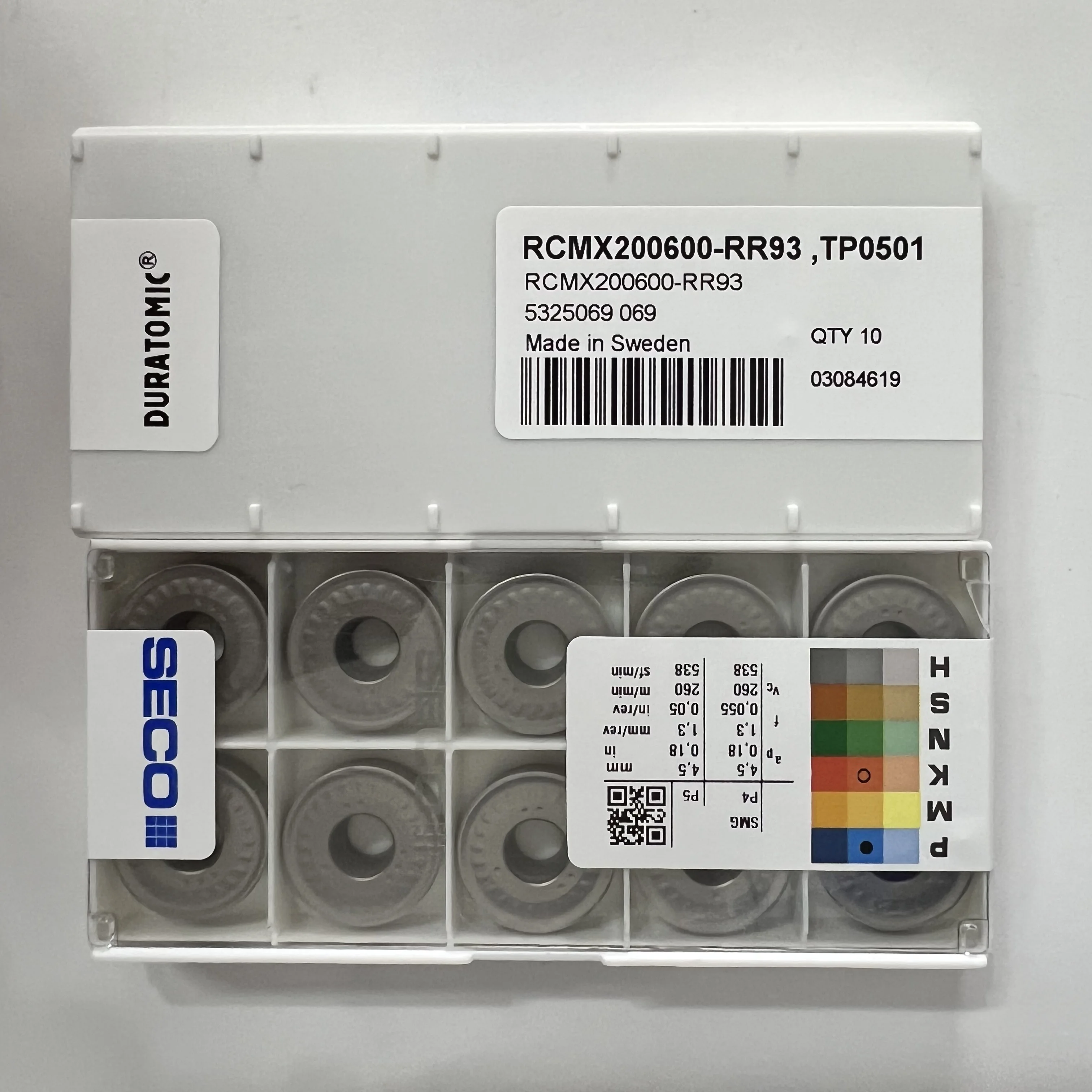 

RCMX200600-RR93,TP0501 CNC Carbide Milling Tool Turning Tool