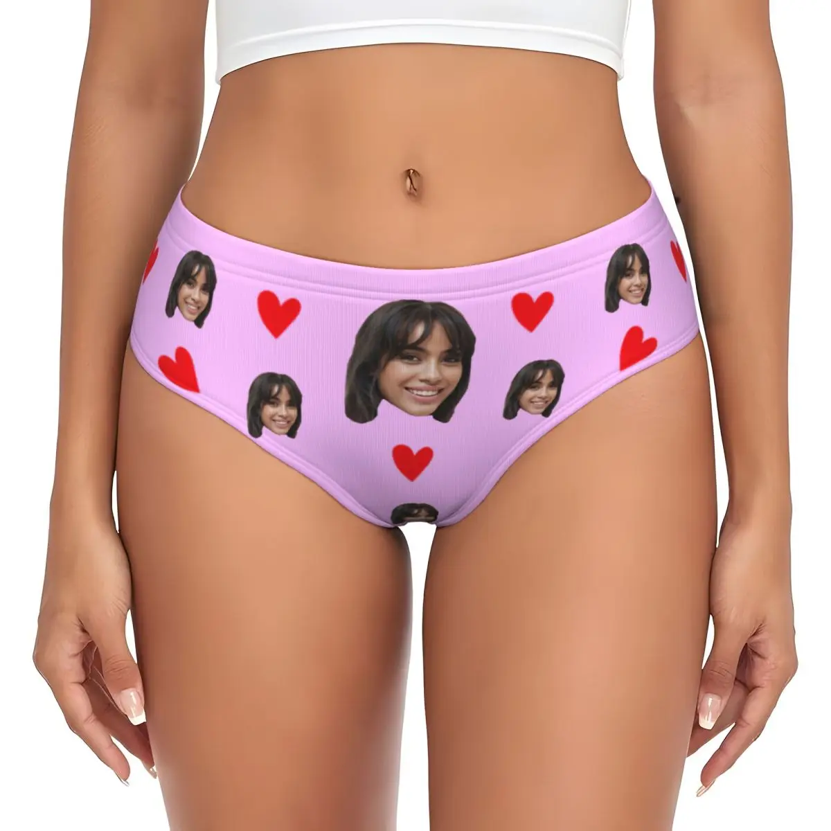 

Женские трусы с индивидуальным дизайном и фото на заказ, дышащие, с принтом, размеры S-4XL