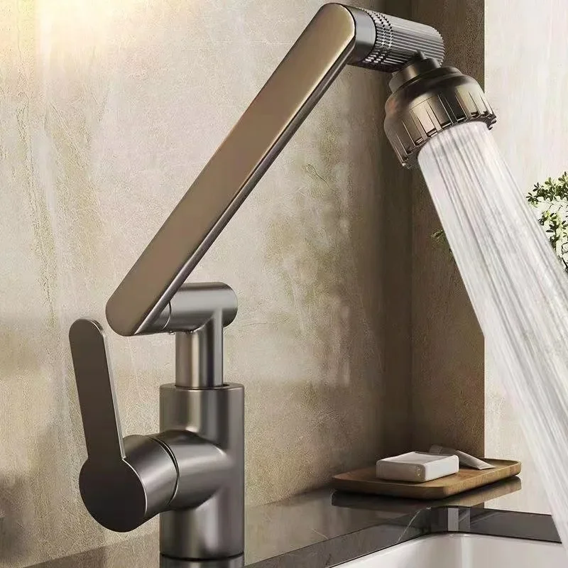 1080° Swivel Bathroom Basin Faucet Bathroom Sink Faucet Multifunction Cold and Hot Water Tap Kitchen Sink Faucet
