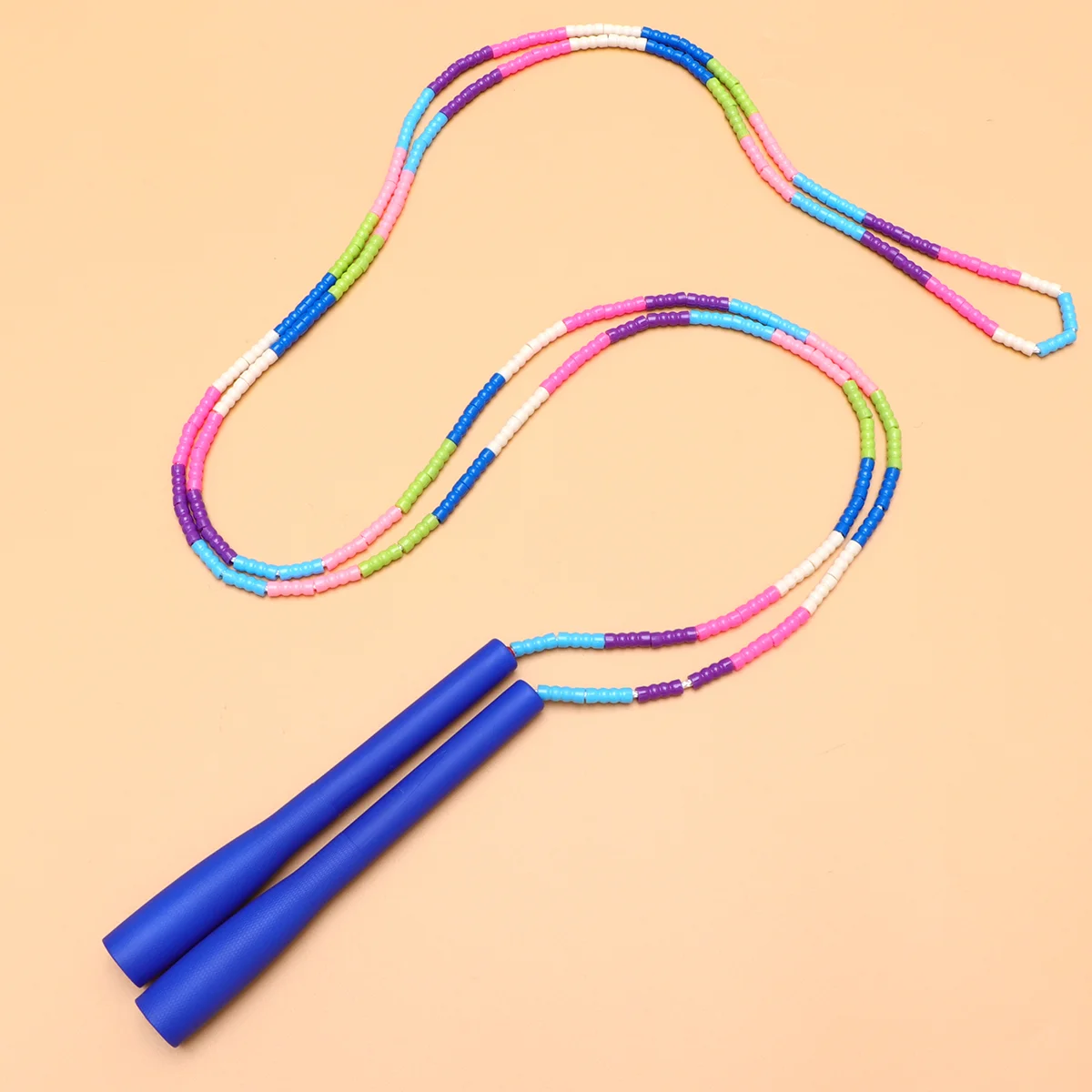 Creative Jump Rope Durable Jumping Exercise Equipment Handy Jump Skip Rope for School Home Students Kid (Colorful)