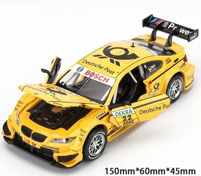 1:32 BMW M3 DTM Auto da corsa Simulazione Diecast Veicoli giocattolo Car Styling Modello di auto in lega Giocattolo per bambini F299 Modello in miniatura in lega