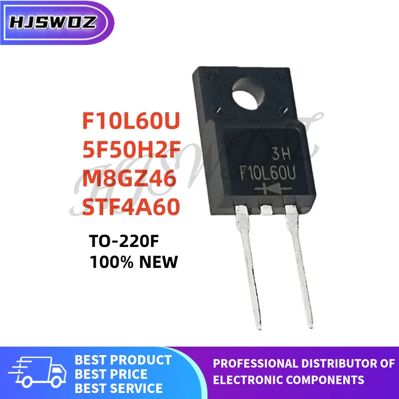 10PCS New F10L60U 5F50H2F STF4A60 M8GZ46 power transistor TO-220F