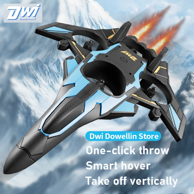 التحكم عن بعد الثابتة الجناح الطائرات التكتيكية DWi 360 تدوير رغوة طائرة شراعية كهربائية تحوم لعبة هليكوبتر الأطفال في الهواء الطلق هدية