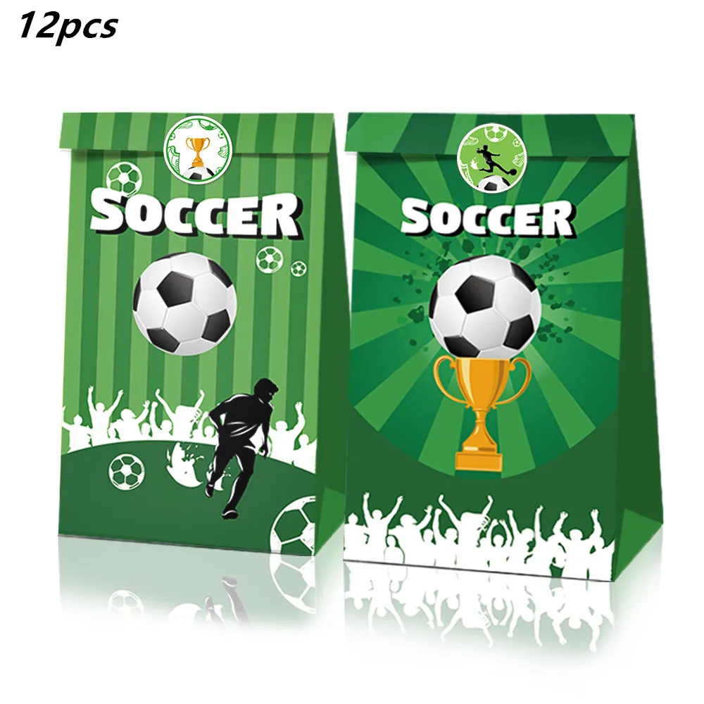 Fußball Fußball Geburtstag Party Dekoration Einweg Geschirr Tischdecke Ballon Banner Kuchen Topper Geschenk Kind Spiel Party Supplie – Detail 8