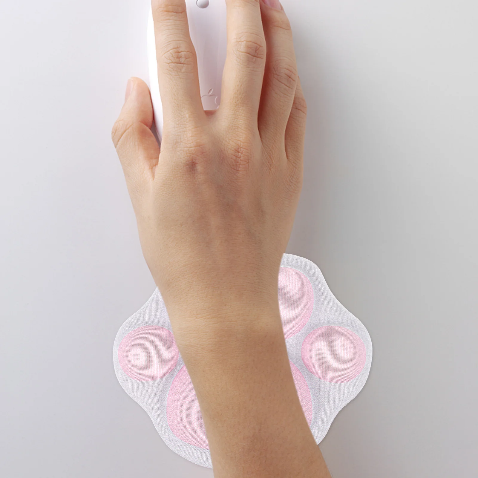 

Silicone Cat Paw Mouse Wrist Rest Soft Comfortable Non Slip Mouse Wrist Support Pad for Office Laptop Computer