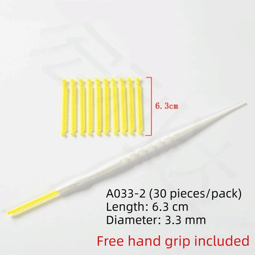 20/30Pcs 2.3/3.3/4/5mm Diameter Hair Root Perm Rods With Clips Fluffy Perm Rods Bars Bangs Volumizing Waves Hair Rollers Set