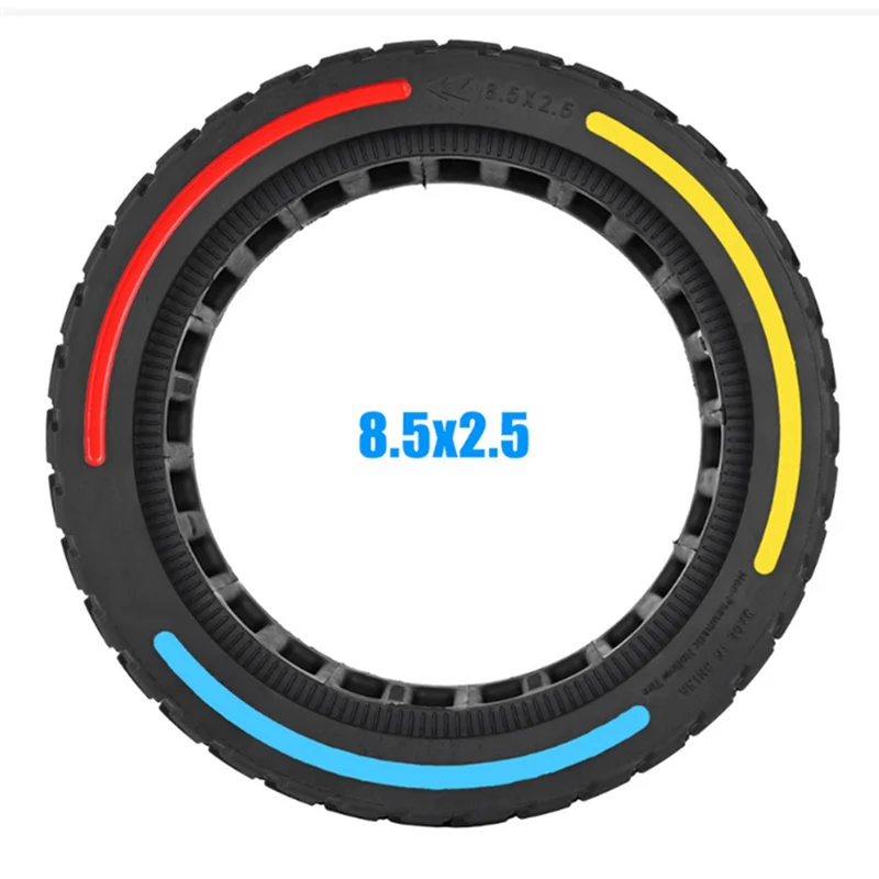 A51Q-2Pcs 8.5 بوصة سكوتر الإطارات الصلبة 8.5X2.5 الصلبة العسل امتصاص الصدمات الملونة متوافق مع Dualtron الملحقات الصغيرة #2