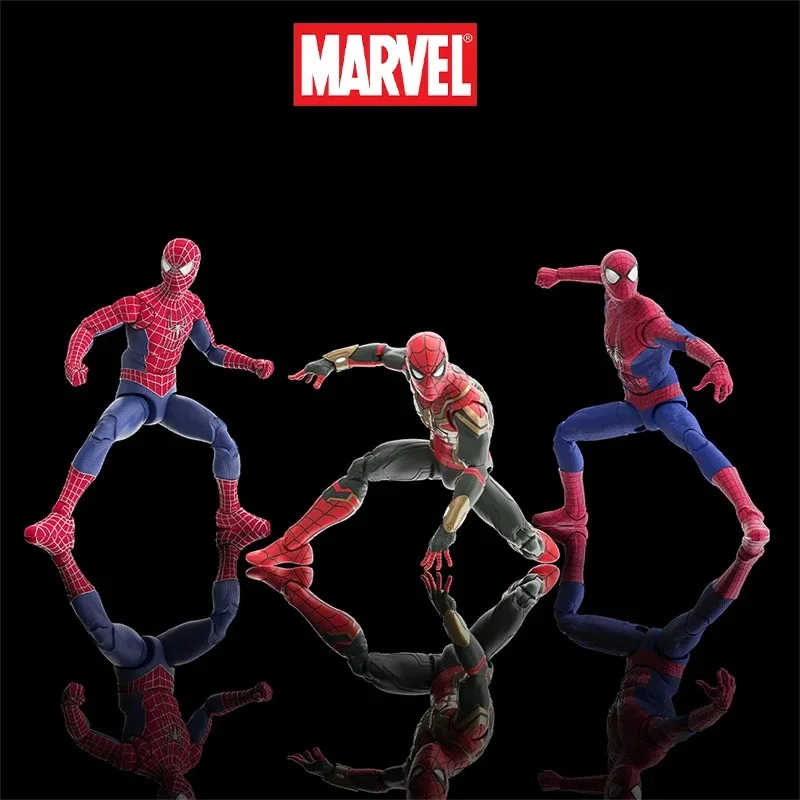 

Marvel Avengers Alliance Steel Spider Man Handmade Joint Movable Super Mobile Luxury Set Birthday Cool Gift Children Toys gifts