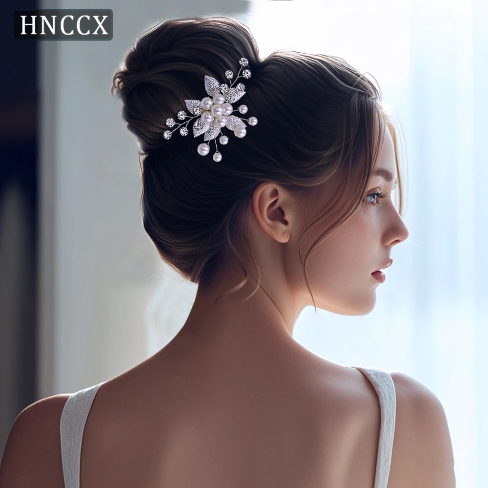 

YouLaPan Fashion Pearl Hair Clip Women Daily Hairstyle Tools Barrette Metal U Shaped Clips Chinese Style Hair Fork Hairpin HP506