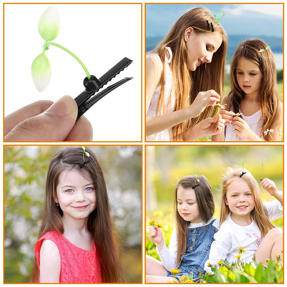 

60Pcs Hair Clips Playful Plant Barrettes Accessories For Teen And Ladies