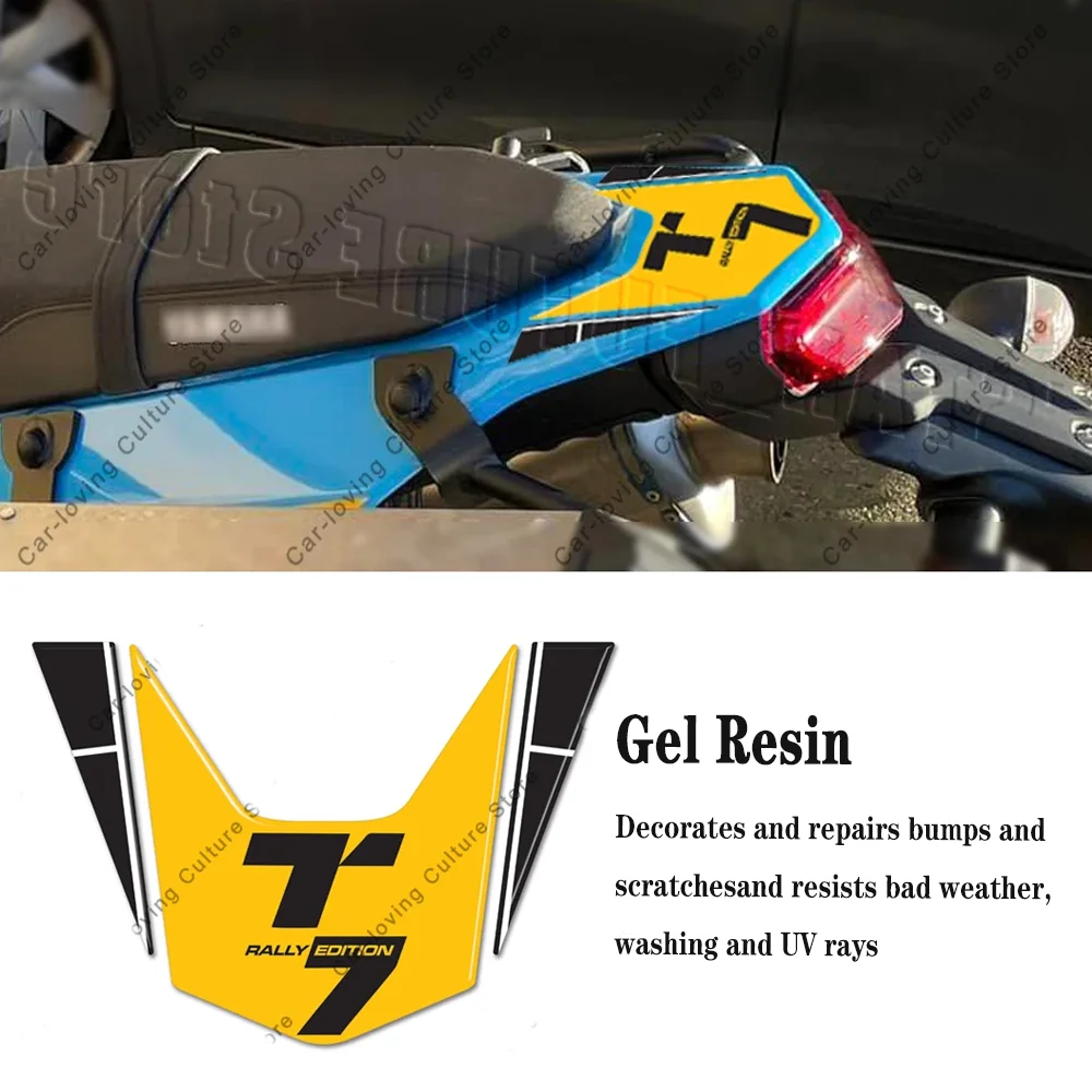 

Водонепроницаемая Защитная Наклейка для мотоцикла, защита для хвоста, 3D наклейка Tenere 700 Rally, 2019-2024