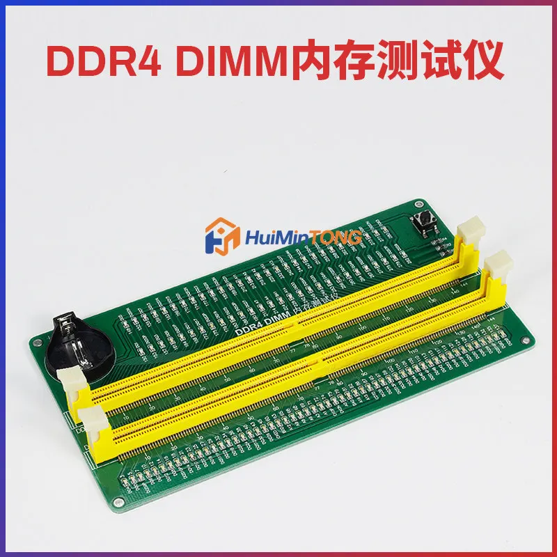 

Тестер серверной памяти DDR4 ECC REG SODIMM с LED-индикаторами, диагностическая карта для настольных ПК для ремонта оперативной памяти