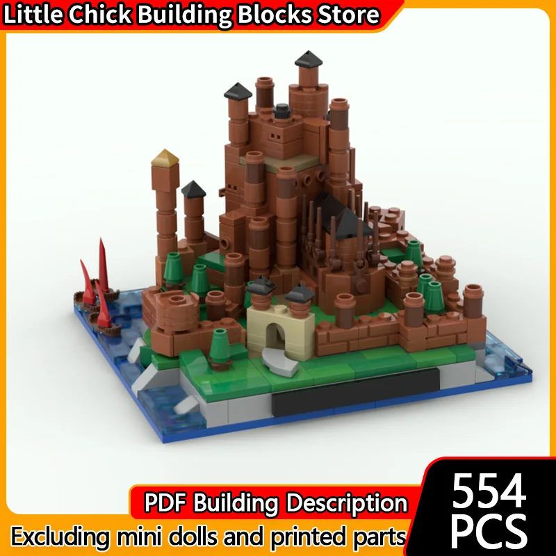 

Popular Movie Model MOC Building Bricks Movie Scene Castle Modular Technology Children Holiday Gifts Assemble Toys Suit