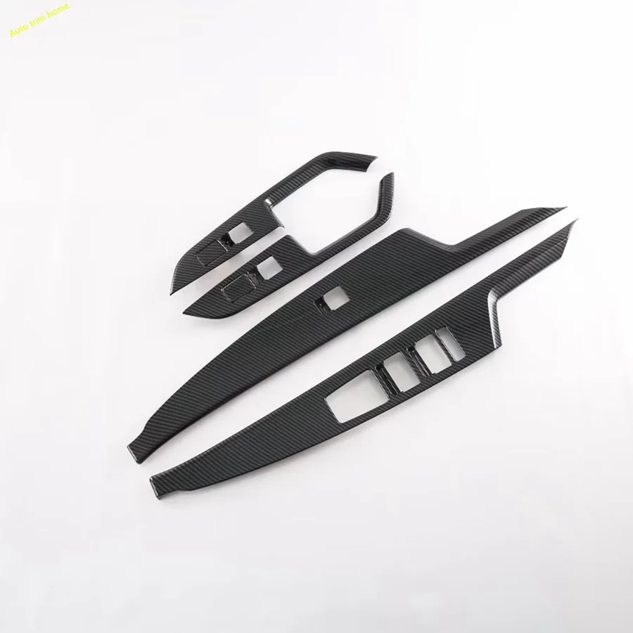 Inner Door Handle Bowl / Window Glass Lift Switch Button Cover Trim Fit For Kia Niro SG2 2022 2023 Interior Accessories