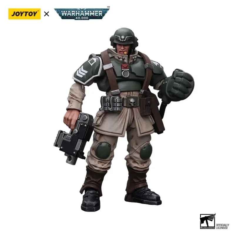 [AUF LAGER] JOYTOY Warhammer 40k 1/18 Astra Militarum Cadian Command Squad (5 TEILE/SATZ) Anime Action Figure Militär Spielzeug Modell