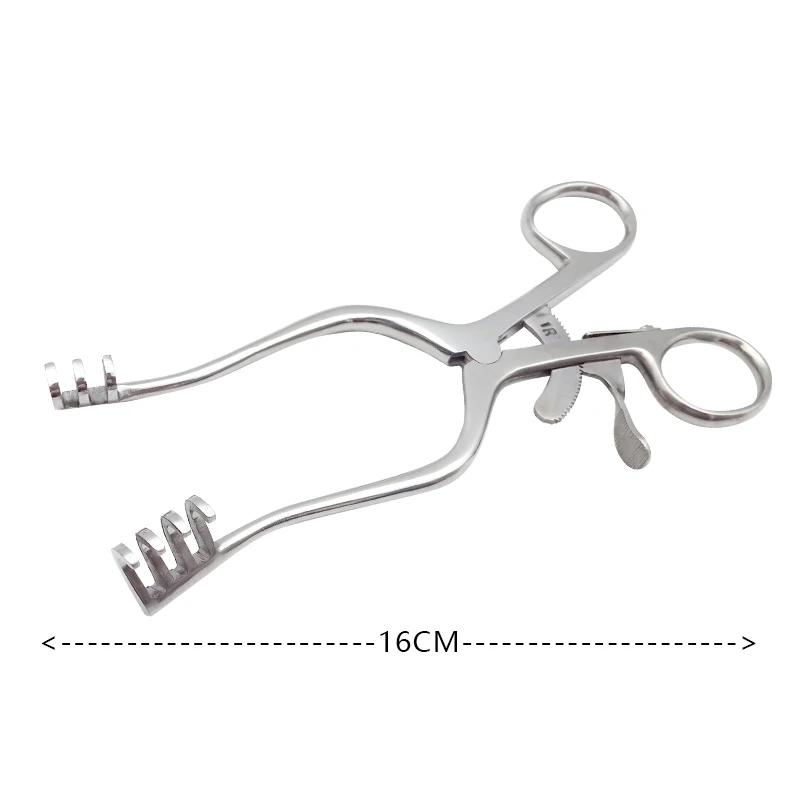 1pc Stainless Steel Self-Retaining Round Head Retractor Big/small Adjustable Retractor Veterinary Orthopedics Surgery Instrument