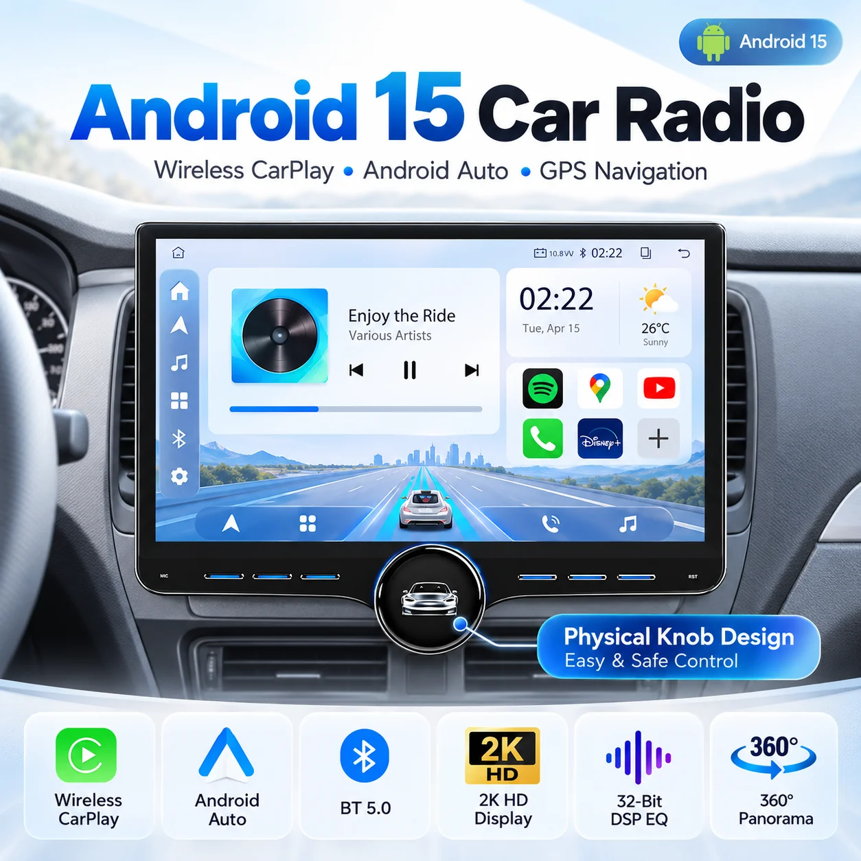 For MINI Cooper F55 F56 F57 2014-2019 11.5 Inch Android 15 Car Radio Wireless CarPlay Android Auto GPS Navigation Touch Screen