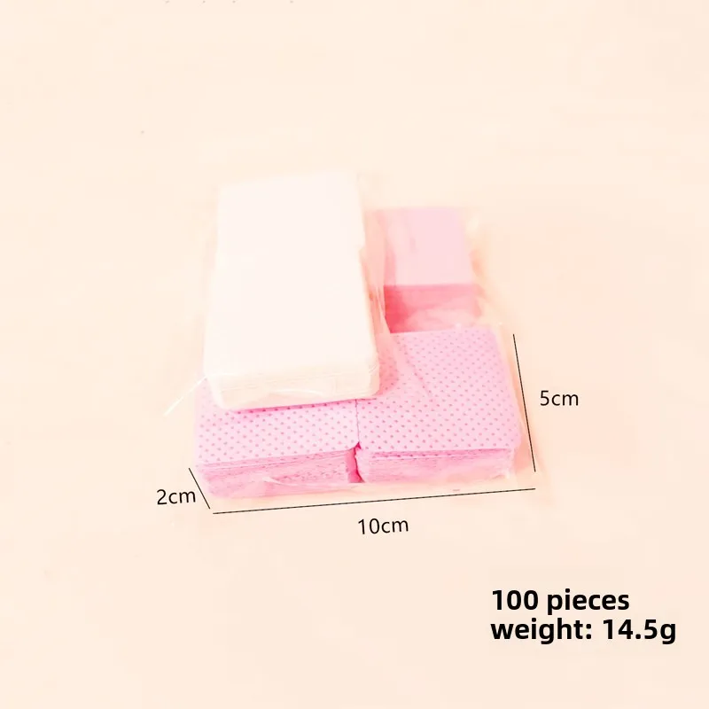 100 szt. Bezpyłowych chusteczek do paznokci, żelowe chusteczki oczyszczające, bez aluminium, płatki do usuwania lakieru do paznokci, narzędzie do pielęgnacji i czyszczenia paznokci NaiArt Beauty