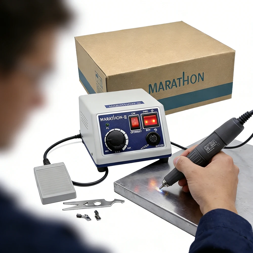 

Стоматологический микромотор Marathon III N3, 35000 об/мин, с наконечником H37L1 для высокоскоростной протезной полировки и финишной обработки