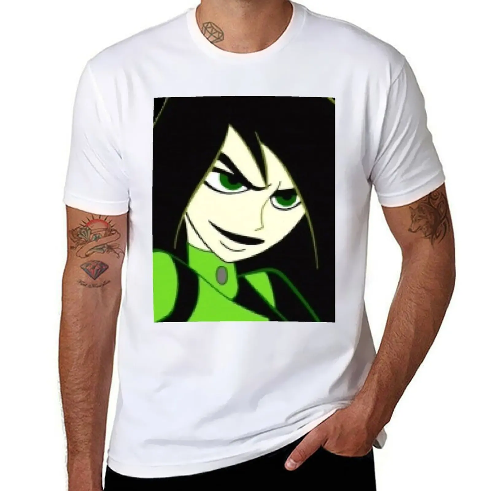 

Shego - Smirk T-Shirt t shirts for man cotton anime tshirt T-Shirt
