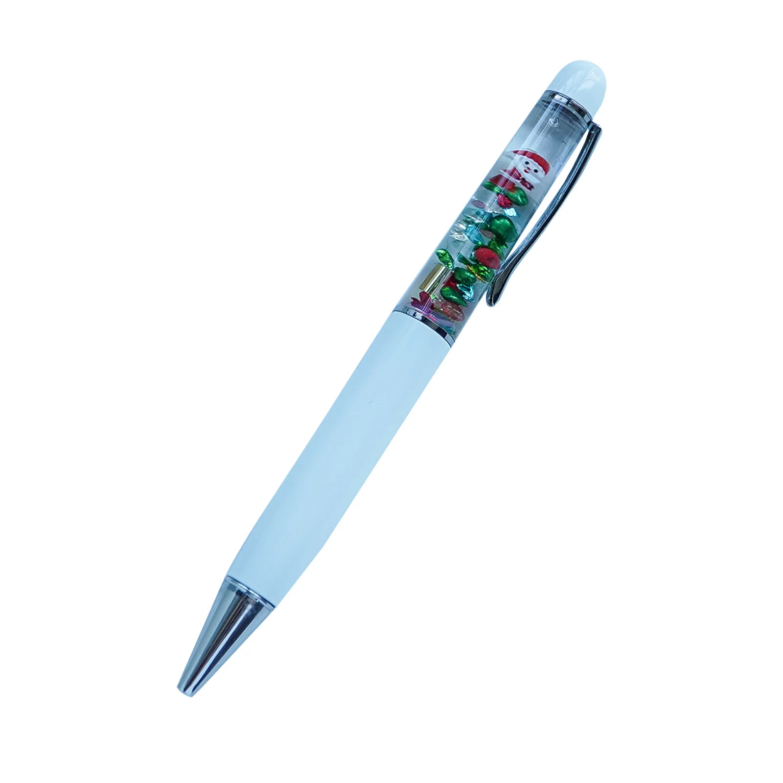 Santa Claus Fun Pens Cute Floater Floating Liquid Writing Journaling Office Pen Novelty Gag Gifts