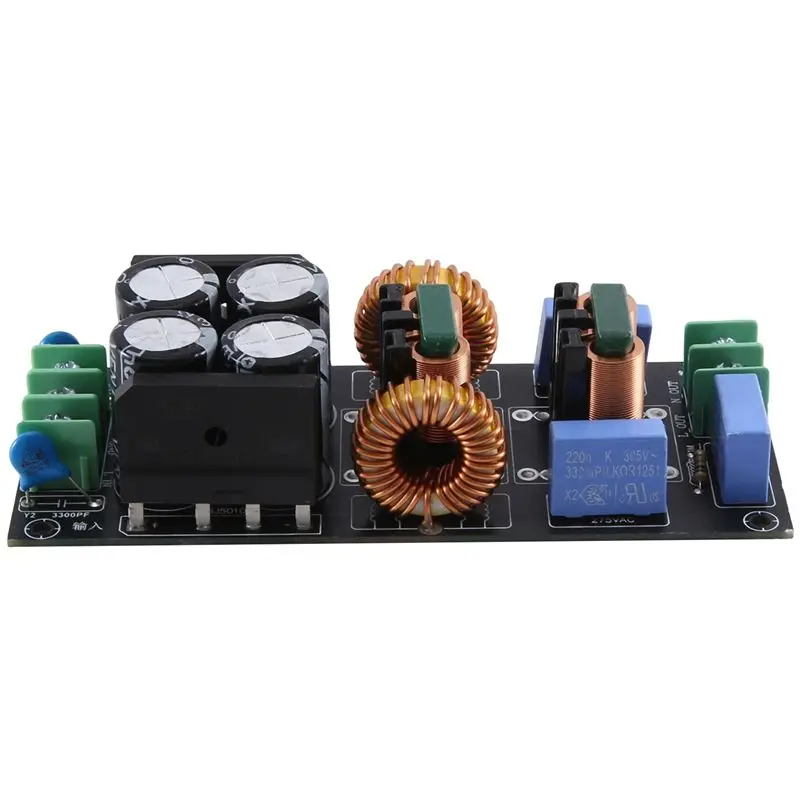 B29C-Power Filter Board Module EMI Filter AC Mains Purification Hifi Audio Noise 10A Durable Easy To Use