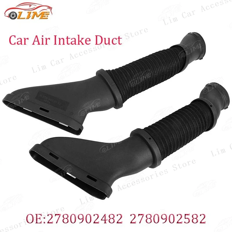 

2780902582 2780902482 Left & Right Car Air Intake Duct Hose Filter Hose Pipe For Mercedes Benz GL450 GL550 GLS550 ML550 GL63 AMG