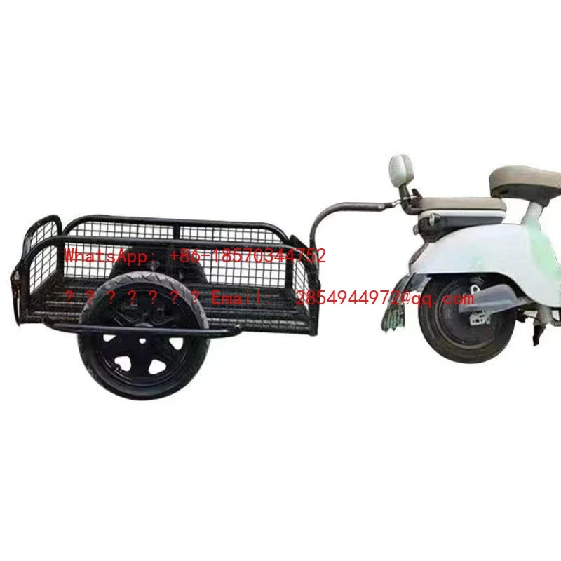 Hanging Bucket Outdoor Pulling Car Electric Motorcycle Rear Hanging Small Trailer Tricycle