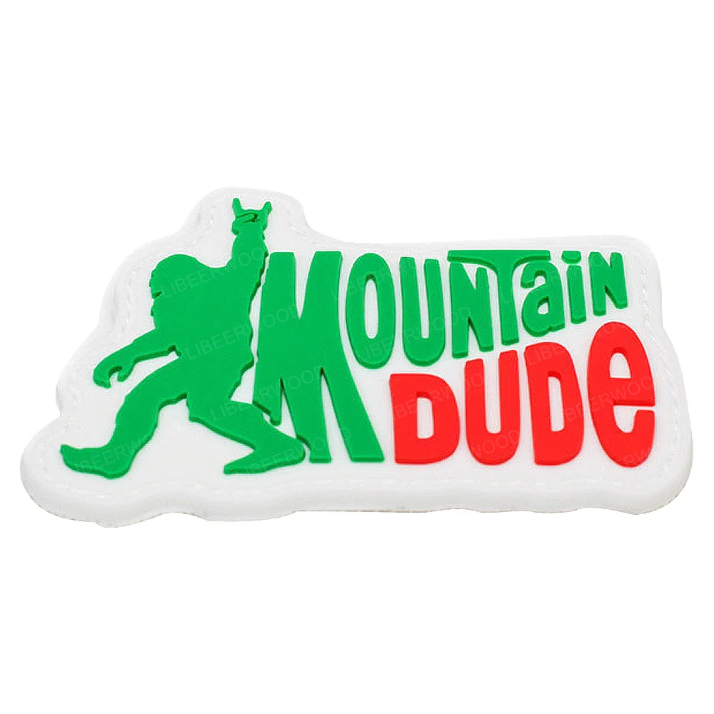 جبل المتأنق كبير القدم التطريز بولي كلوريد الفينيل التصحيح إخفاء وسعى خدمة الغابات شارة Sasquatch مع هوك شعار التكتيكية لحقيبة الظهر