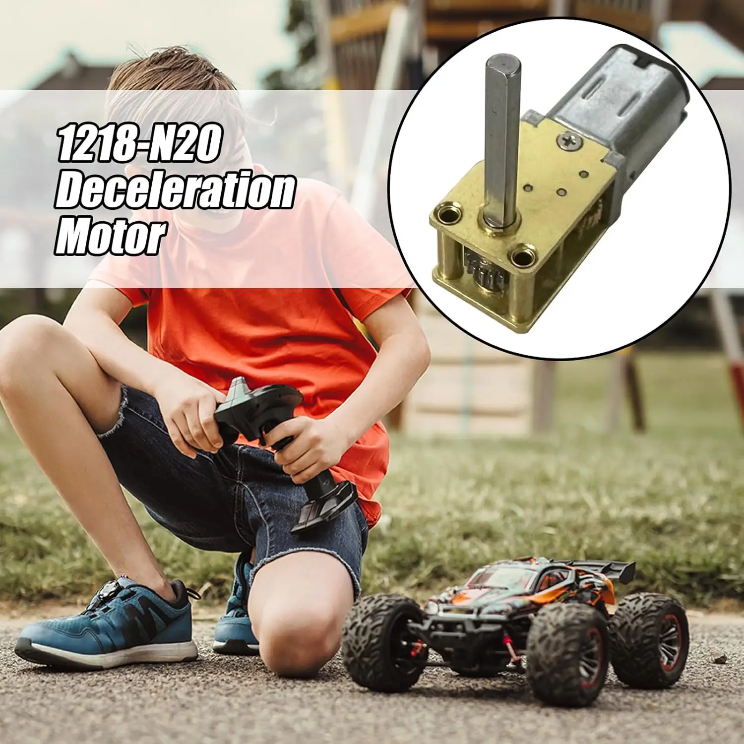 1218 N20 Reduction Type DC Gear Motor for Smart Vehicle Control Systems and Educational Robotics 3V 6V 12V Input