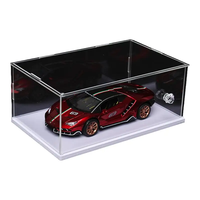 Acrylic Display Case with Door Collectibles Assemble Showcase Display Action Figures Toys Storage Organizing  Model Toy Show Box