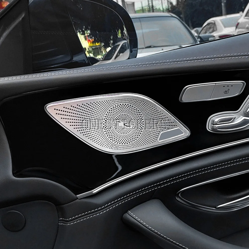 For Mercedes Benz CLS Class C257 CLS260 300 350 450 AMG GT50 2018-2023 Car Accessories Front Rear Door Audio Speaker Cover Trim