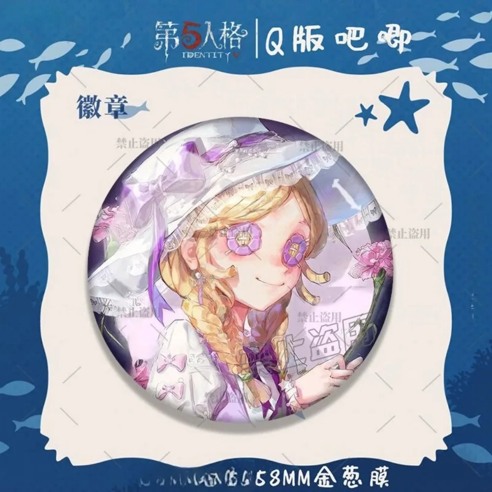 Identity V Q Version Badge Galatea Martha Coordinator Behamfil Cheerleader Cosplay Brooch Pins Clothes Bag Accessories Gift