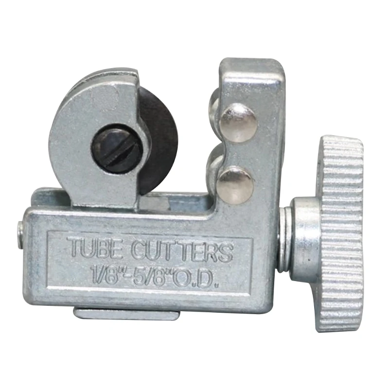 Mini Pipe Tube Cutter for Copper Aluminum Brass PVC Plastic 1/8 to 5/8 Inch Soft Metal Pipe Cutting Tool