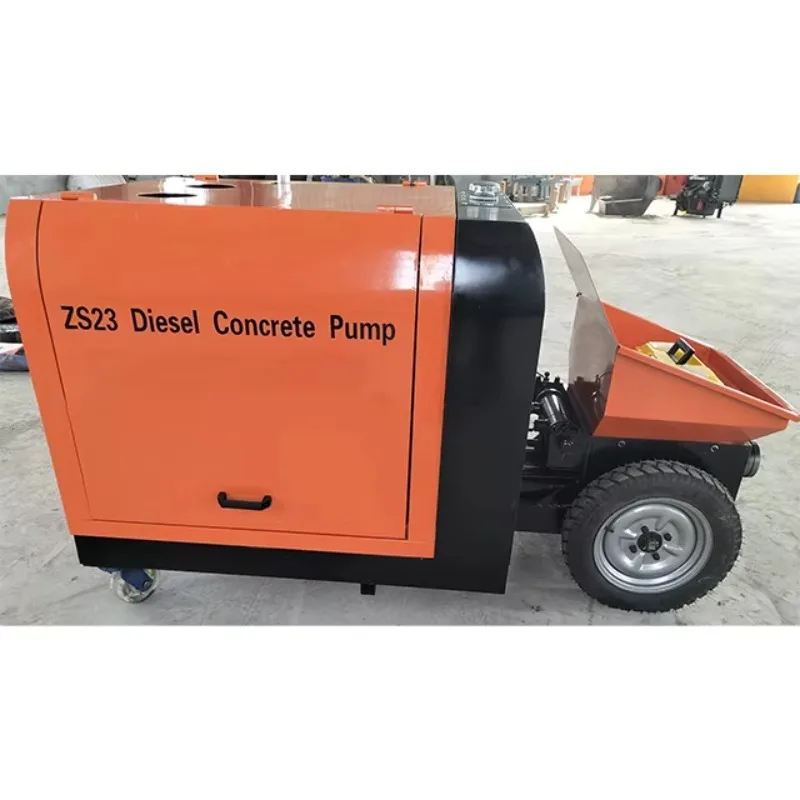

YG Diesel Concrete Pump Electric Mobile Concrete Mixer with Pump Diesel Truck-mounted Concrete Trailer Pump with 100mm Pipe