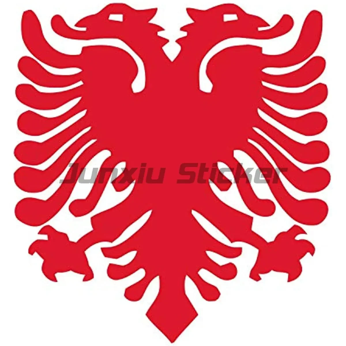 Various Sizes Albanian Flag Eagle Car Sticker Decal Waterproof Stickers