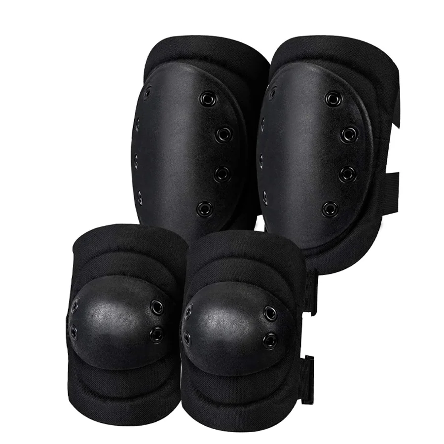 

Military Tactical Knees and Elbows,Airsoft Knee Elbow Protective Pads Combat Paintball Skate Outdoor Sports Safety Guard Gear
