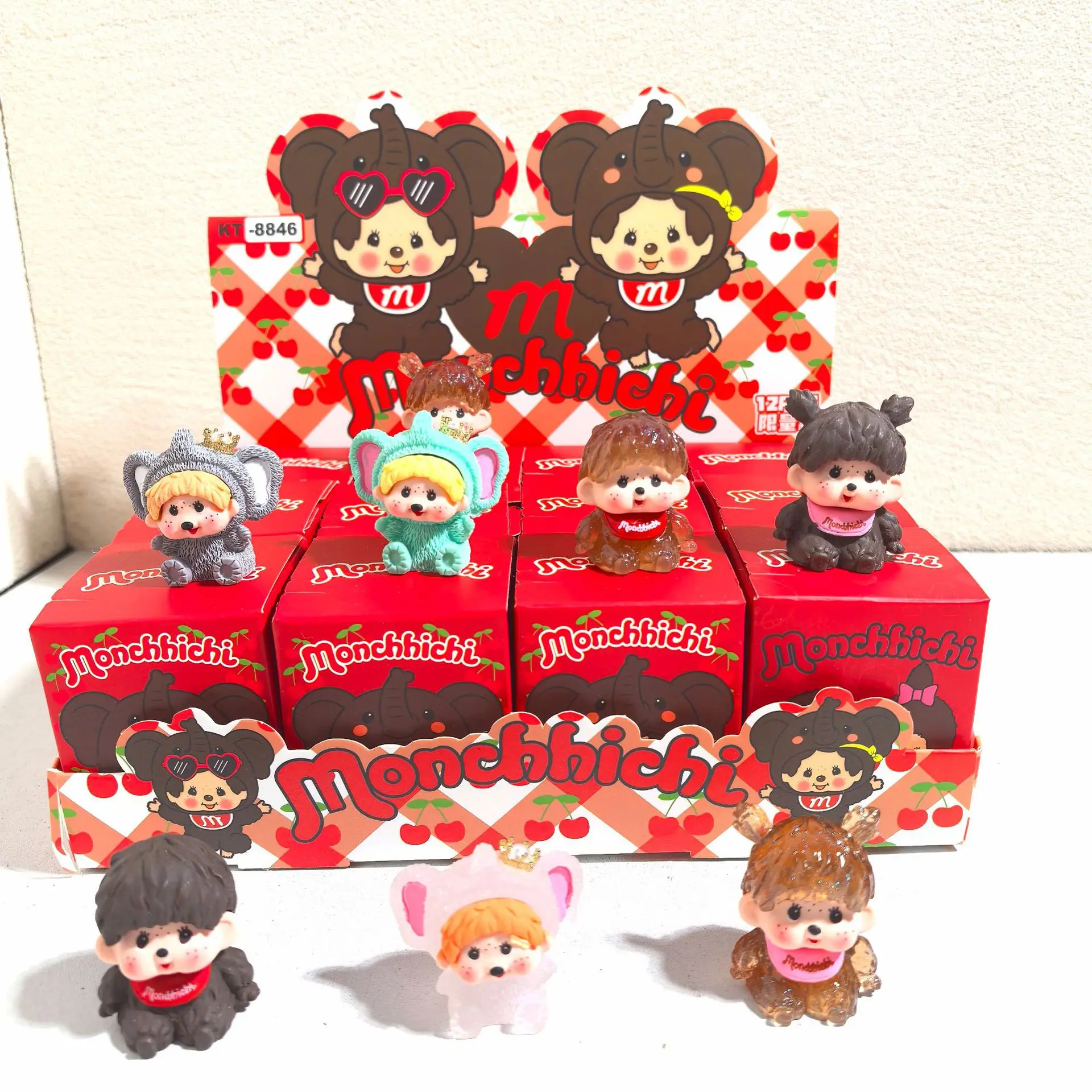 New elephant monchhichi blind box creative fashion play ornaments decorative cartoon doll blind box