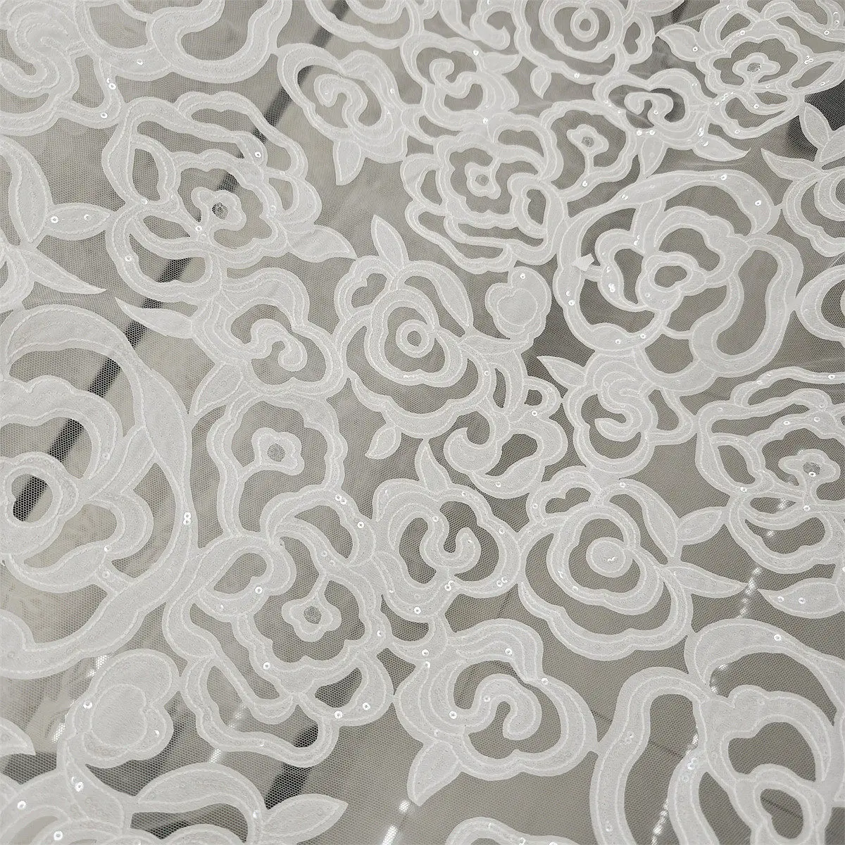 Sequins Lace Rose F…