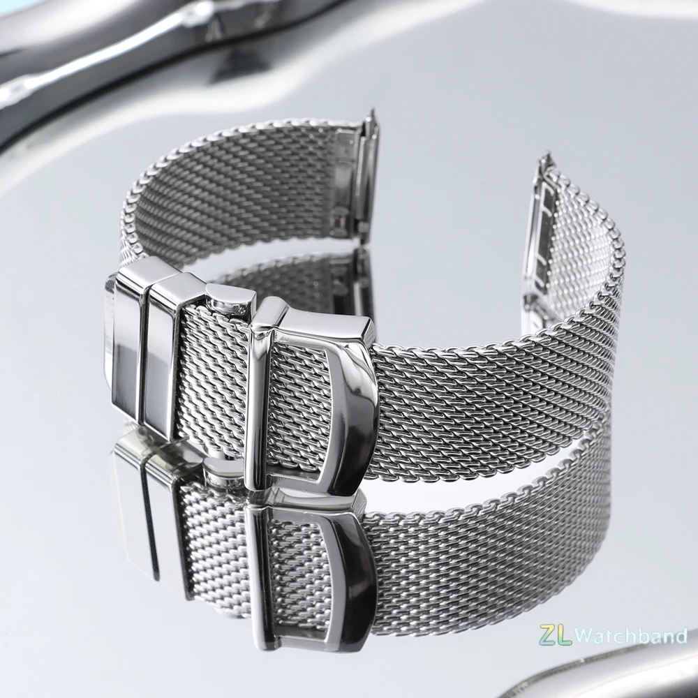 

20mm 22mm Milanese Mesh Stainless Steel Watch Band Bracelet for IWC for Casio Unisex High Quality Replacement Strap Accessory