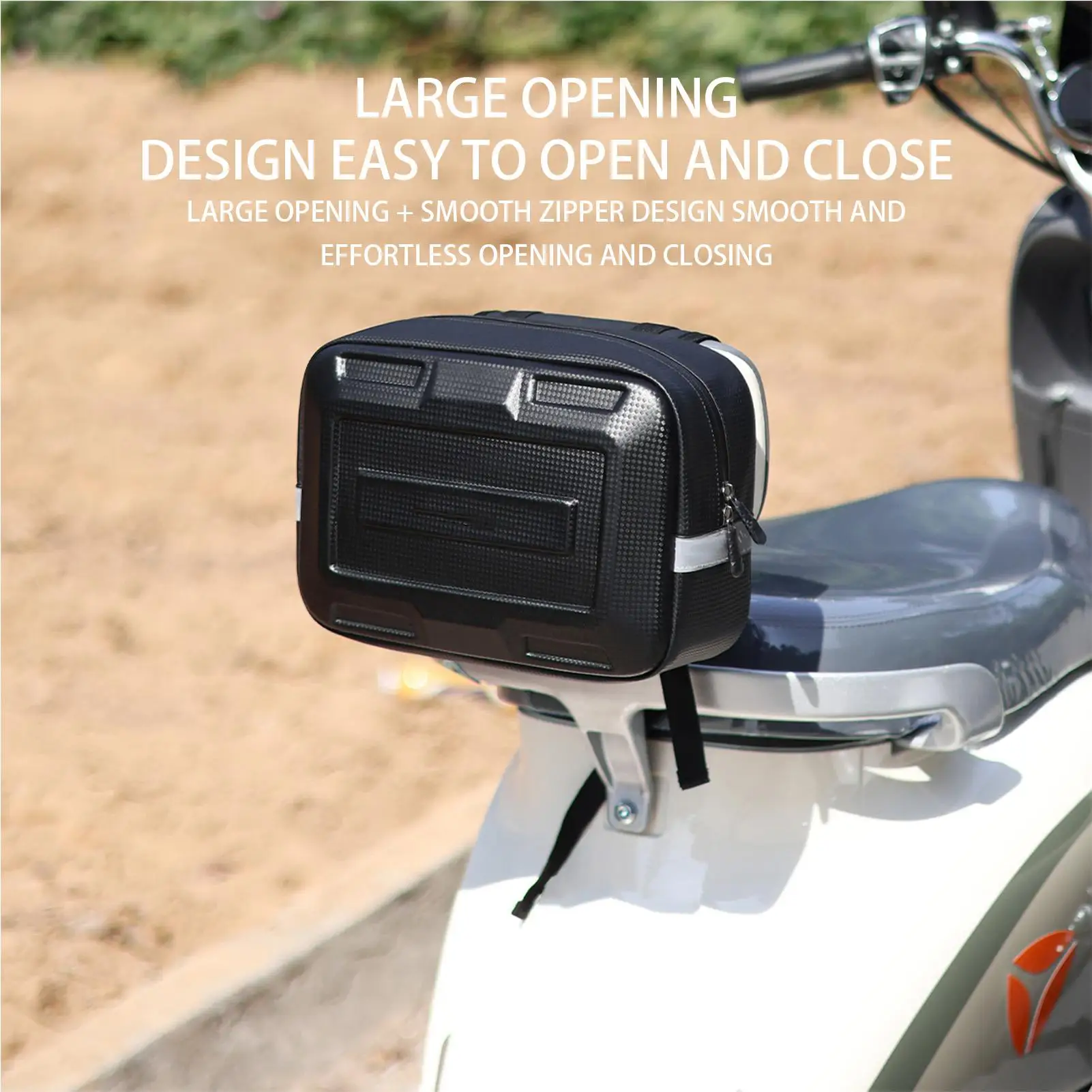 

Сумка для мотоцикла, водонепроницаемая сумка на руль, сумка для инструментов для мотоцикла, твердый корпус, универсальный органайзер для хранения передней вилки