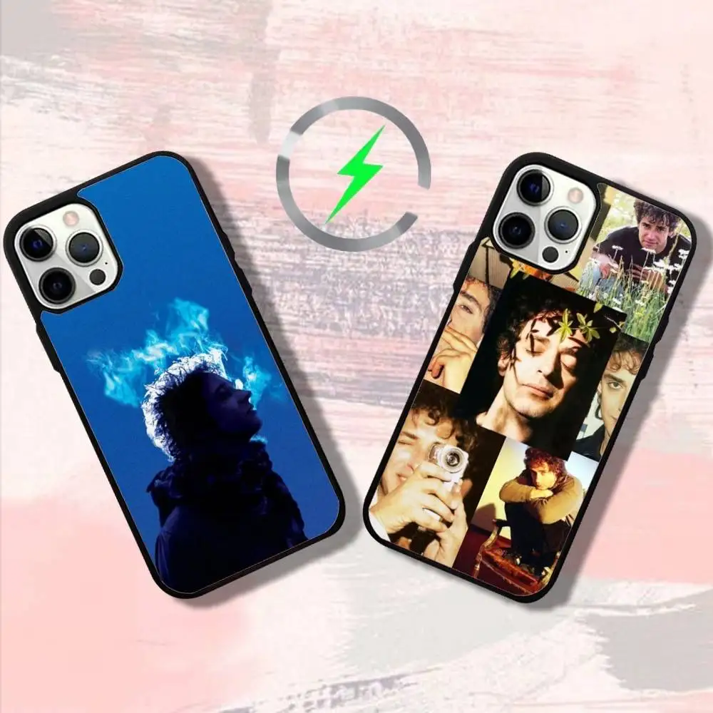 

Singer G-Gustavo C-Cerati Phone Case For iPhone 16,15,14,13,12,11,Pro,Max,Plus,Mini,SE4,E Magnetic Magsafe Wireless Charging