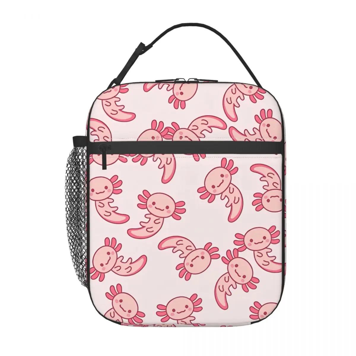 

Изолированная сумка для обеда Kawaill Axolotl Merch, контейнер для обеда, многофункциональный холодильник, термобокс для обеда для работы