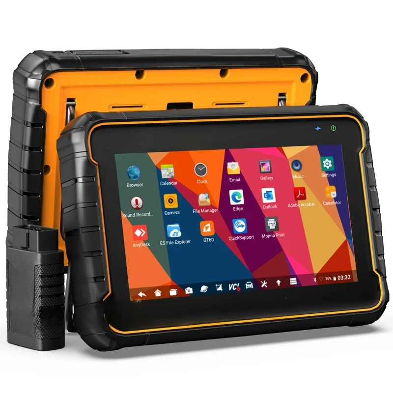 GT60 full system active test code reader remote control vehicle diagnostic tool