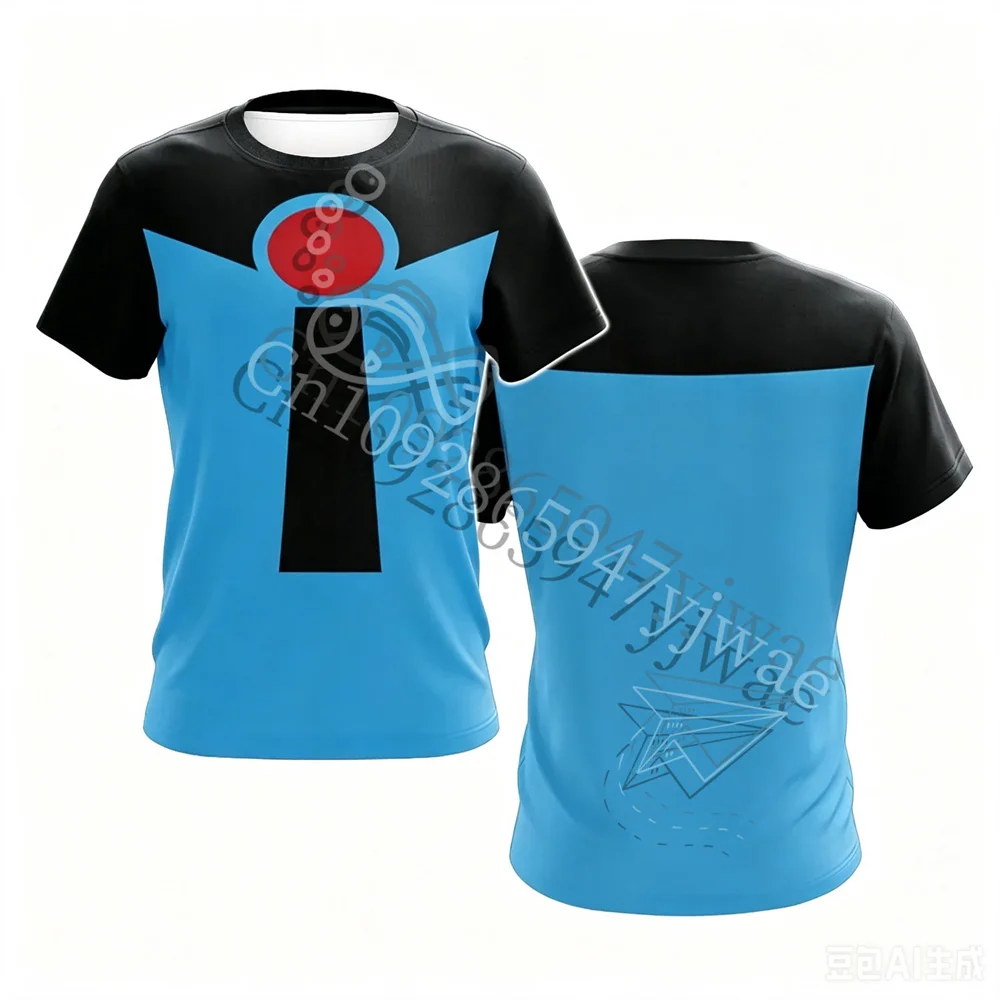 The Incredible Retro Cosplay T-Shirt 3d Graphic Quick Drying Top Movie Fan Tee Family Matching Clothing Parent Child T-shirt view 5