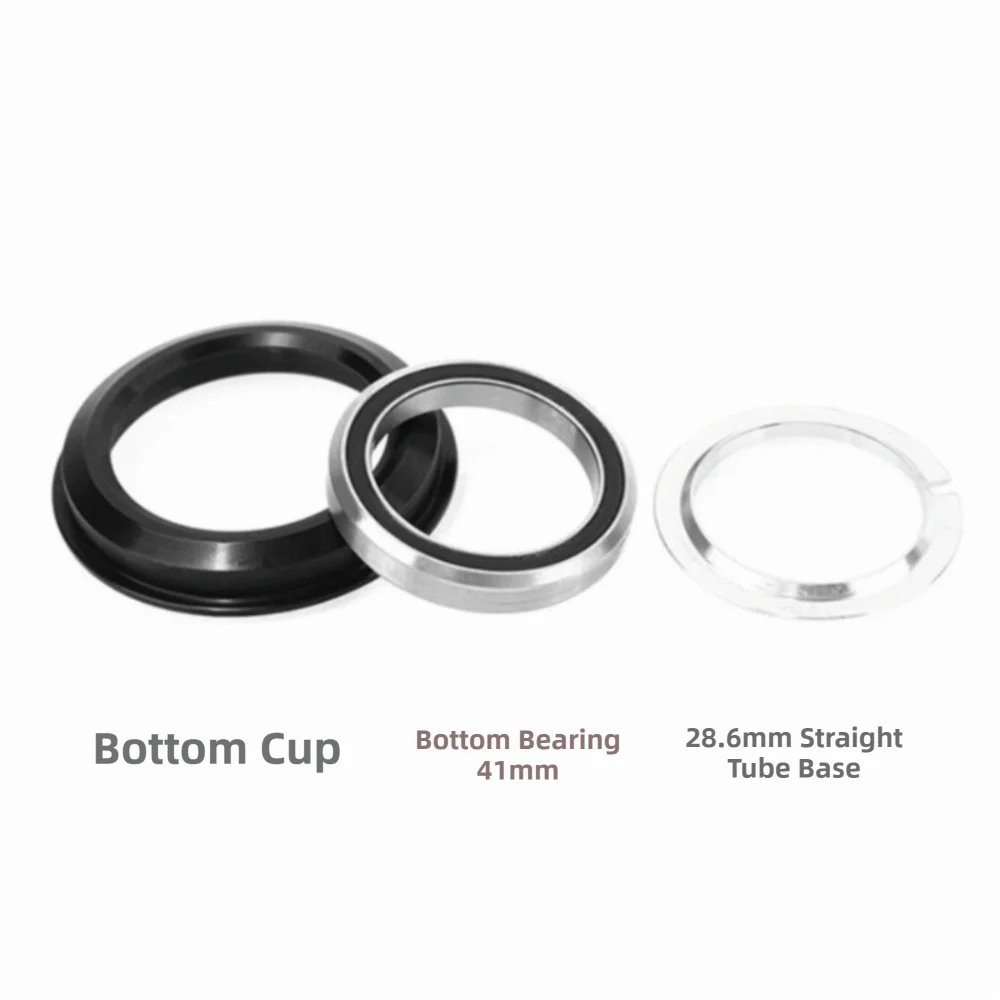 Aluminum Alloy Bicycle Front Fork Bowl Set CNC Machined Lower Cup Bike Headset Front Fork Bowl Set
