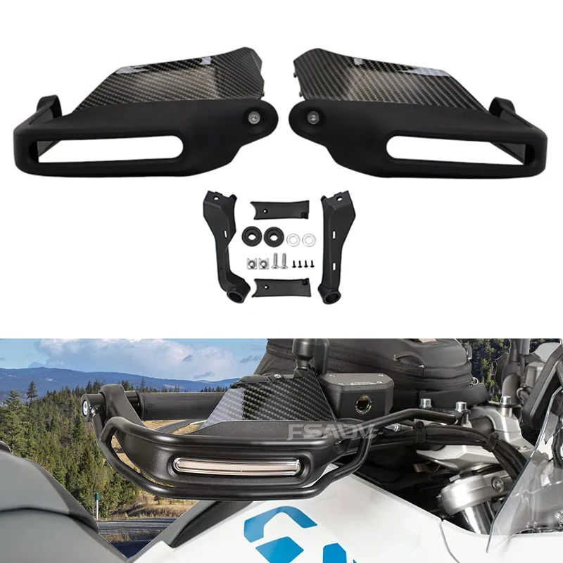 

Углеродная черная цевье для BMW R1300GS R1300 GS R 1300GS ADVENTURE R 1300 GS ADV 2024 2025, защита для лобового стекла