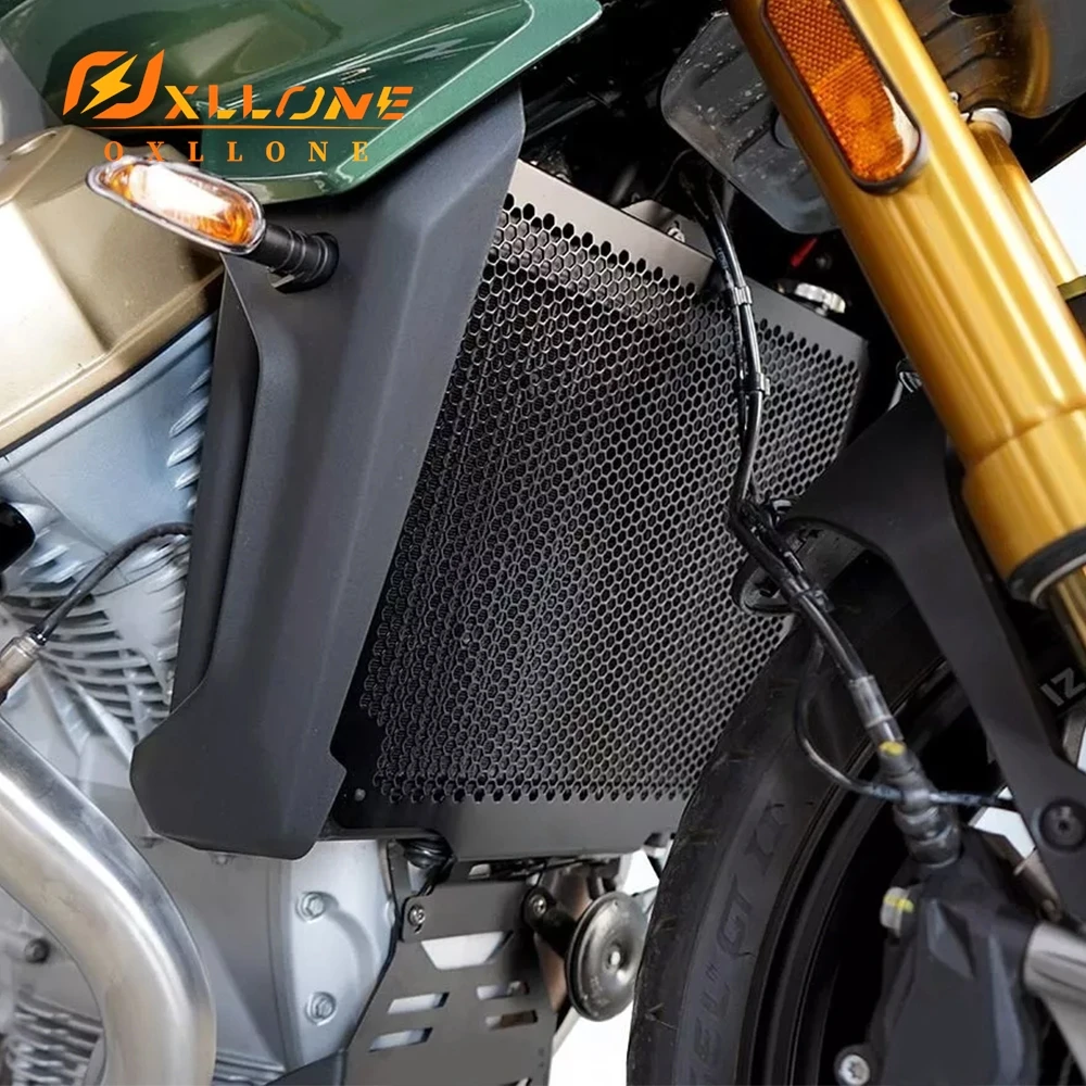 Motorcycle CNC For Moto Guzzi V100 Mandello V100S 2022 2023 2024 2025 V100 S Radiator Guard Cooler Cover Grille Protection Part