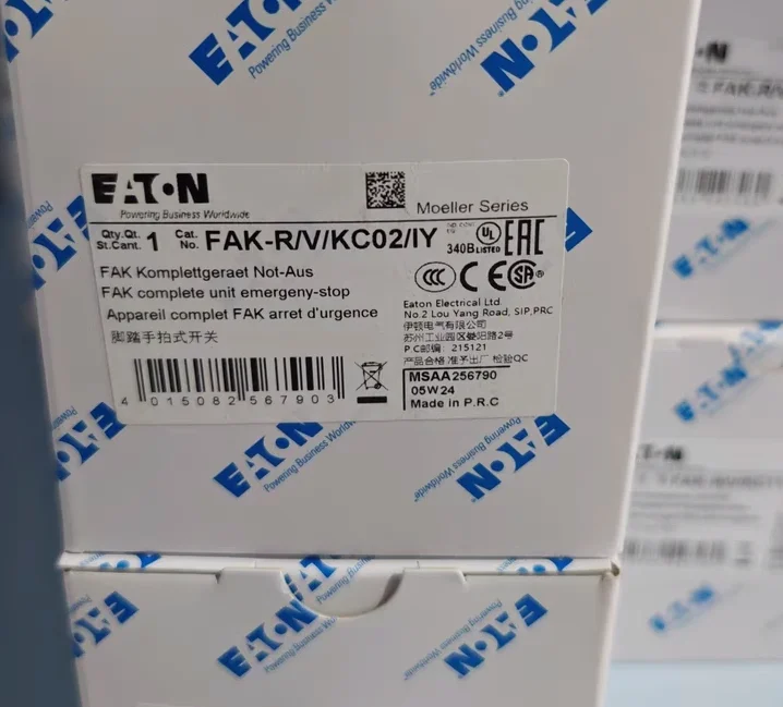 New FAK-R/V/KC02/IY foot switch EATON